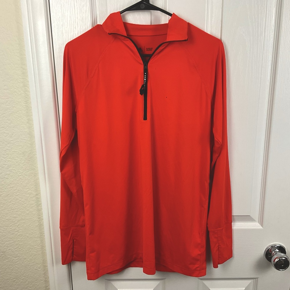 Pre-Loved Women’s Karlie Kloss Adidas Orange Primegreen Jacket, Size M